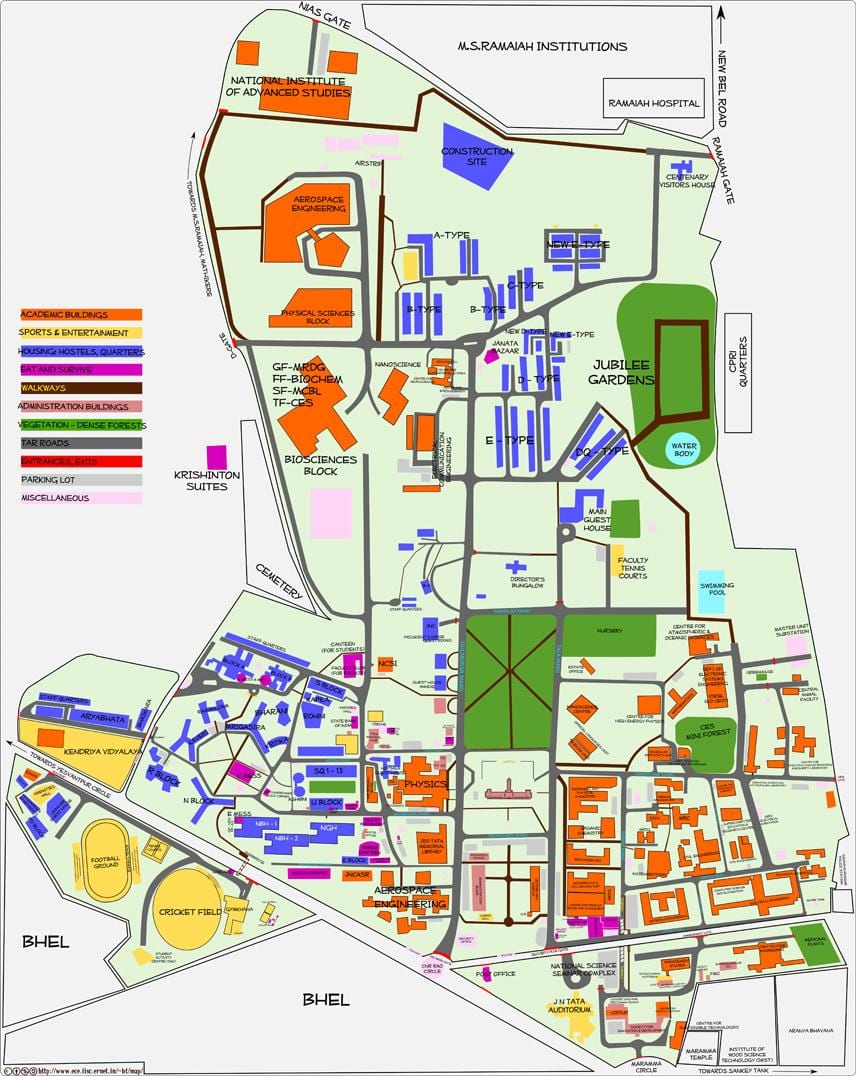 mapa IISC Bangalore