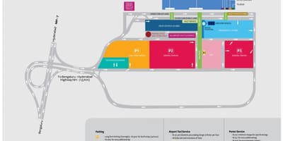 Letiště Bangalore mapa