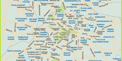 Mapa Bengaluru