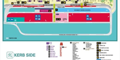 Letiště Kempegowda international airport mapě