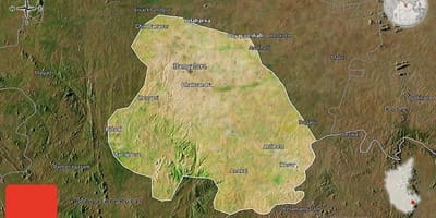Satelitní mapa Bangalore